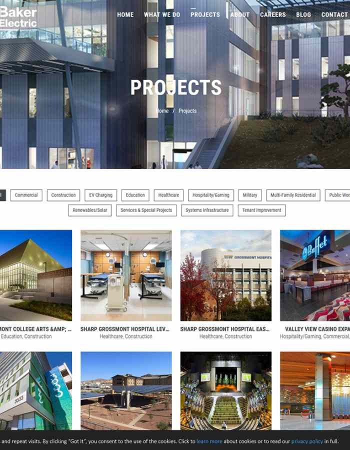 Baker Electric Projects