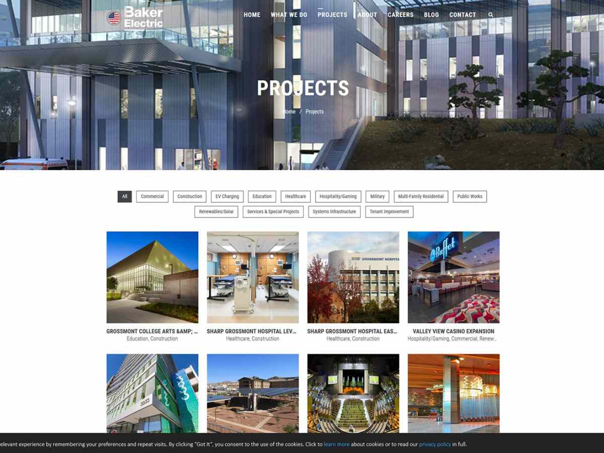 Baker Electric Projects