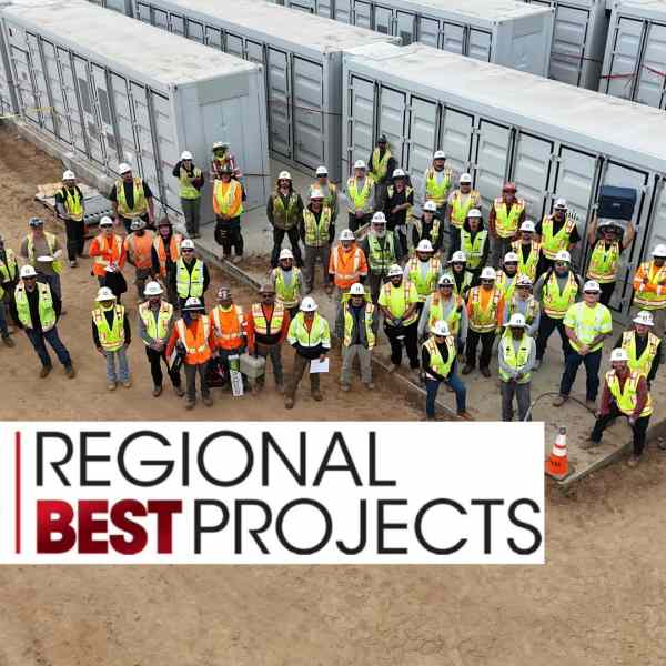 Baker Electric Earns ENR West Award of Merit for Ventasso BESS